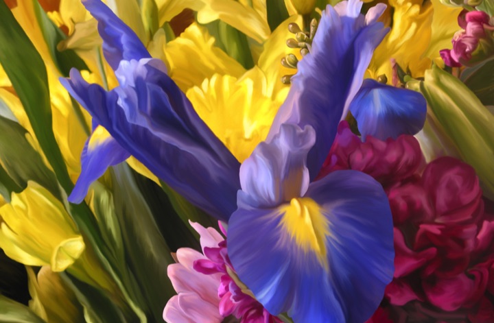 Iris, Bouquet